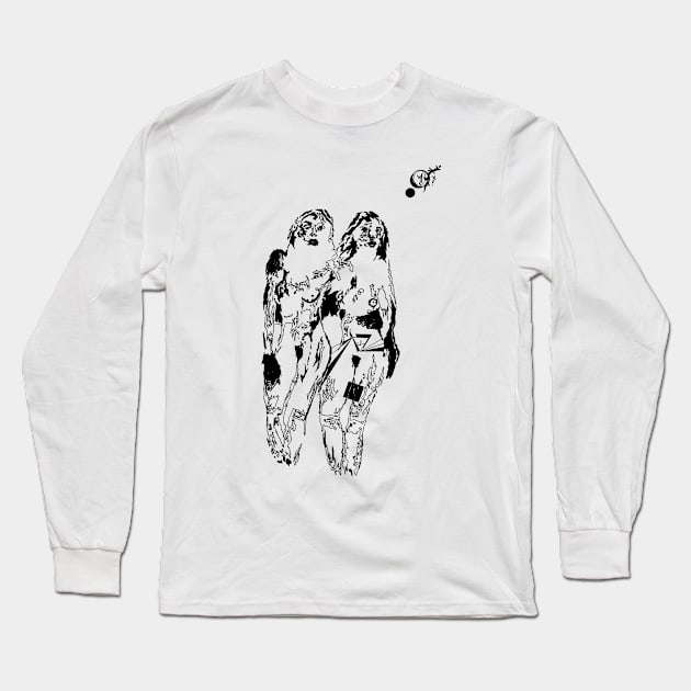 Women couple Long Sleeve T-Shirt by FranciscoCapelo